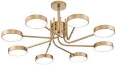 Люстра потолочная Escada на штанге Skylar 10258/8 LEDx70W Champagne gold