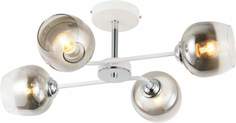 Люстра потолочная Escada на штанге Henry 1177/4P E27x60W White/Chrome
