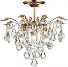 Люстра потолочная Escada на штанге Mona 1128/4 E27x60W French Gold