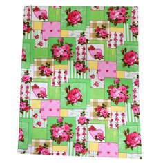 Полотенце куx. вафельное 45x60 160гр/м2, Розалия ассорти, 10 шт No Brand