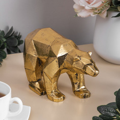 Скульптура Медведь Шейп Голд Bogacho