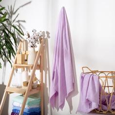 Полотенце махровое двухстороннее Этель Комфорт 90х170 см сиреневый 240 гр/м2