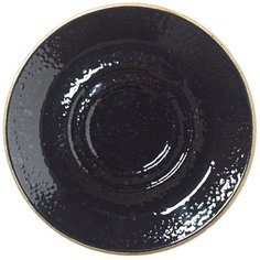 Блюдце «Крафт лакрица», 14,5 см., черный, фарфор, 12090158, Steelite