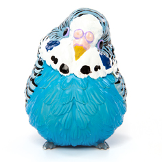 Коллекционная фигурка волнистого попугая EXOPRIMA, голубая