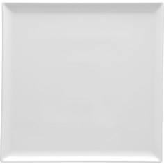 Тарелка Lubiana Анкара квадратная 255х255х12мм, фарфор, белый