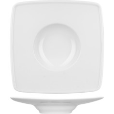 Тарелка Lubiana Виктория десертная 260х260х30мм, фарфор, белый