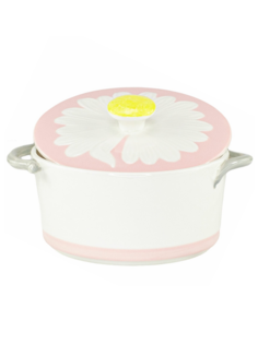 Кастрюля с крышкой Flore white Lenardi 2,5 л 133-190