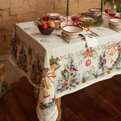 Скатерть "Этель" Christmas 150х220см, 100%хл, саржа 190 гр/м2