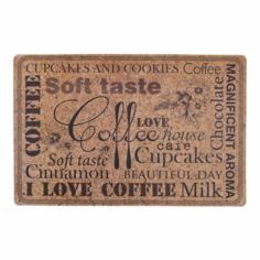 Салфетка RemiLing I love coffee индивидуальная с пробковой подложкой 44 х 28,5 см