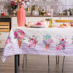 Скатерть "Этель" Сладости 220х147 см, 100% хл, репс 210 гр/м2 No Brand