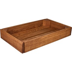 Ящик Ppwood для булочек 400х240х60мм дуб