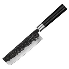 Нож кухонный Samura Blacksmith топорик Накири для шинковки профессиональный SBL-0043/K