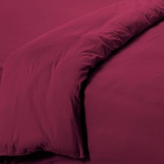 Пододеяльник евро трикотажный Текс-Дизайн 100% хлопок винный 200х220 см