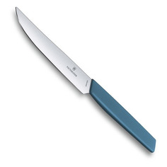 Нож кухонный Victorinox Swiss Modern, столовый, для стейка, 120мм, заточка прямая, стально