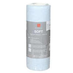 Полотенца рулонные 25х25 см 50 штук голубые Soft Kuchenland