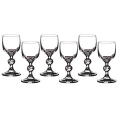 Набор рюмок стекло 50 мл Crystal Bohemia "Claudie sterna" 669-097