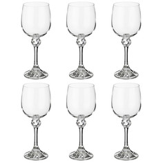 Бокалы для вина шампанского Muza Color стеклянные 21х21х15см набор 6 шт 781-210 Crystalex