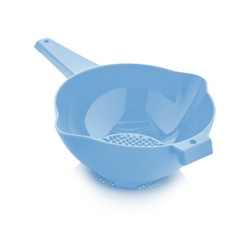 Дуршлаг 1,9л Tupperware с двойным носиком голубой