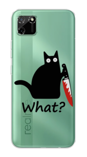 Чехол на Realme C11 2020 "Котик с ножом" Case Place