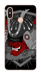 Чехол на Xiaomi Mi Max 3 "Красная маска самурая" Case Place