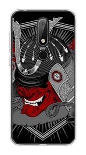 Чехол на Nokia 6.1 Plus "Красная маска самурая" Case Place