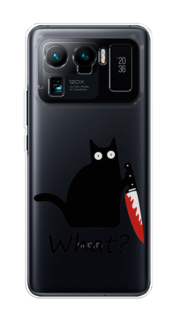 Чехол на Xiaomi Mi 11 Ultra "Котик с ножом" Case Place
