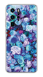 Чехол на Huawei P40 Pro "Цветочный ковер" Case Place