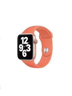 Ремешок для Apple Watch WIWU Single Color Silicon watch band 38/40mm Orange No Brand