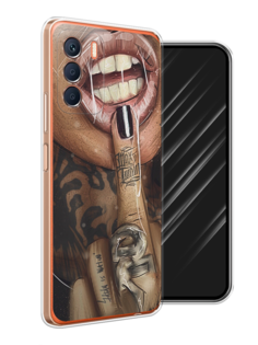 Чехол Awog на Infinix Zero 5G 2023 "Девушка с татуировками"