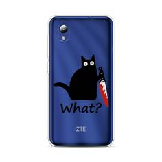 Чехол на ZTE Blade A3 2019 "Котик с ножом" Case Place
