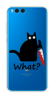 Чехол на Xiaomi Mi Note 3 "Котик с ножом" Case Place