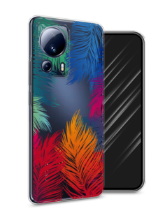 Чехол Awog на Xiaomi 13 Lite "Рамка из перьев"