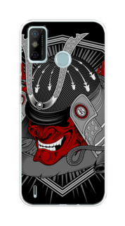 Чехол на Tecno Spark 6 Go "Красная маска самурая" Case Place