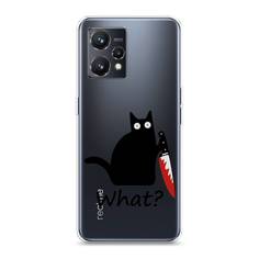 Чехол на Realme 9 4G "Котик с ножом" Case Place