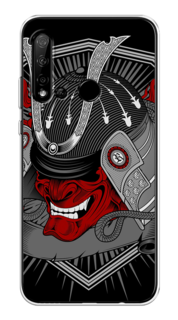 Чехол на Huawei P20 Lite 2019 "Красная маска самурая" Case Place