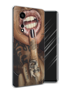 Чехол Awog на Oppo A1 Pro "Девушка с татуировками"