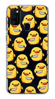 Чехол на Samsung Galaxy M30s/M21 "Утка с ножом" Case Place