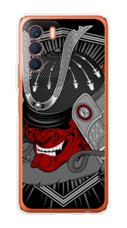 Чехол на Infinix Zero 5G 2023 "Красная маска самурая" Case Place