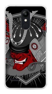 Чехол на LG K8 "Красная маска самурая" Case Place