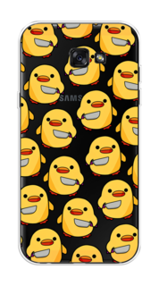 Чехол на Samsung Galaxy A7 2017 "Утка с ножом" Case Place