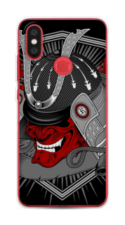 Чехол на Xiaomi Mi 6X"Красная маска самурая" Case Place