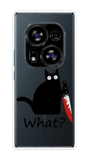 Чехол на Tecno Phantom X2/X2 Pro "Котик с ножом" Case Place