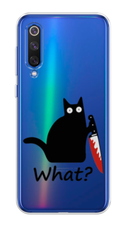 Чехол на Xiaomi Mi9 SE "Котик с ножом" Case Place
