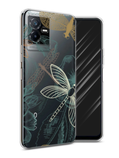 Чехол Awog на Vivo Y73t "Тени стрекоз"