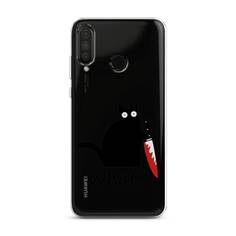 Чехол на Huawei P30 Lite/Honor 20S/20 Lite 2020 "Котик с ножом" Case Place