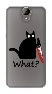 Чехол на HTC One E9 Plus "Котик с ножом" Case Place
