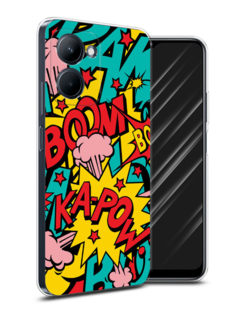 Чехол Awog на Realme C33 "Постер pop art"