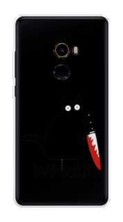 Чехол на Xiaomi Mi Mix 2 "Котик с ножом" Case Place
