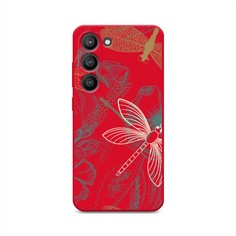 Чехол Awog на Samsung Galaxy S23 5G "Тени стрекоз"