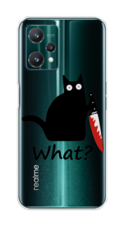 Чехол на Realme 9 Pro "Котик с ножом" Case Place